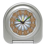 Silver Light Travel Alarm Clock