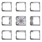 Silver Light Mega Link Italian Charm (9 pack)