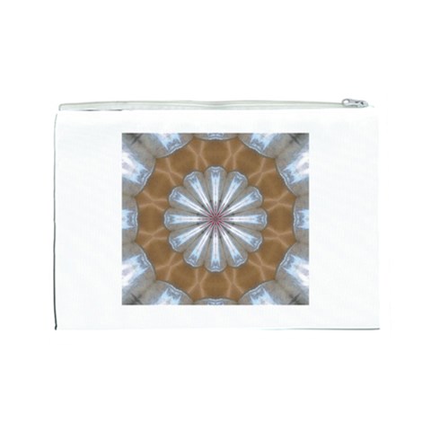 Silver Light Cosmetic Bag (Large) from ArtsNow.com Back