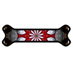 Red and Silver Magnet (Dog Bone)