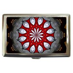 Red and Silver Cigarette Money Case