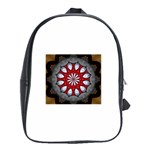 Red and Silver School Bag (Large)