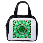 Green Eye Flower Classic Handbag (One Side)