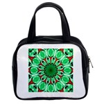 Green Eye Flower Classic Handbag (Two Sides)