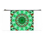 Green Eye Flower Pencil Case