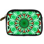 Green Eye Flower Digital Camera Leather Case