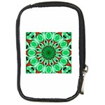 Green Eye Flower Compact Camera Leather Case