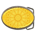 Gold Flower Belt Buckle