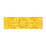 Gold Flower Sticker (Bumper)