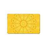 Gold Flower Magnet (Name Card)