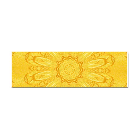 Gold Flower Sticker Bumper (100 pack) from ArtsNow.com Front