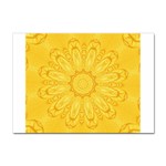 Gold Flower Sticker A4 (10 pack)