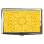 Gold Flower Cigarette Money Case