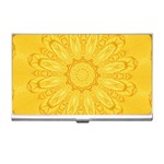 Gold Flower Business Card Holder