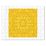 Gold Flower Jigsaw Puzzle (Rectangular)