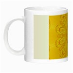 Gold Flower Night Luminous Mug