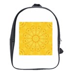 Gold Flower School Bag (Large)