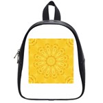 Gold Flower School Bag (Small)