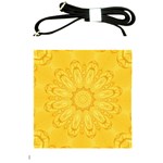 Gold Flower Shoulder Sling Bag