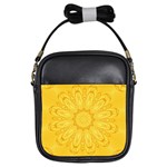 Gold Flower Girls Sling Bag