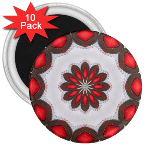 Chocolate Strawberries 3  Magnet (10 pack) from ArtsNow.com Front