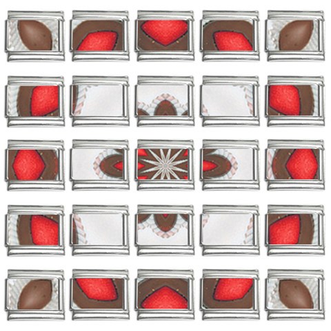 Chocolate Strawberries 9mm Italian Charm (25 pack) from ArtsNow.com Front