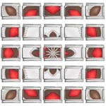 Chocolate Strawberries 9mm Italian Charm (25 pack)