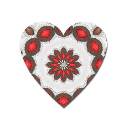 Chocolate Strawberries Magnet (Heart) from ArtsNow.com Front