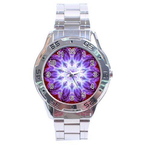 Fairy Light Stainless Steel Analogue Men’s Watch from ArtsNow.com Front