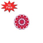 Red Roses 1  Mini Button (10 pack) 