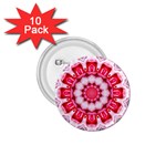 Red Roses 1.75  Button (10 pack) 