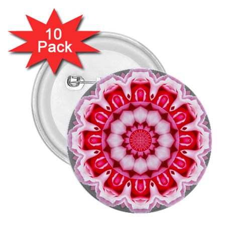 Red Roses 2.25  Button (10 pack) from ArtsNow.com Front