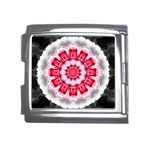 Red Roses Mega Link Italian Charm (18mm)