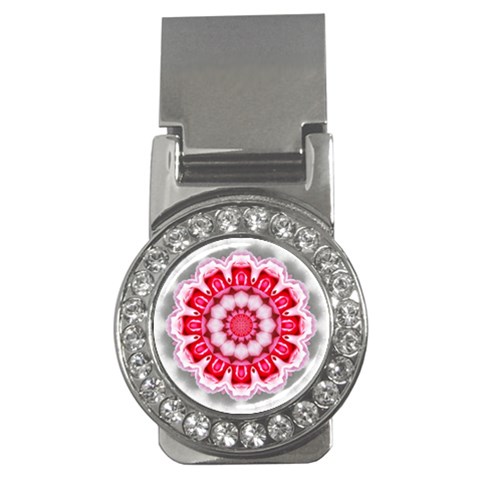 Red Roses Money Clip (CZ) from ArtsNow.com Front