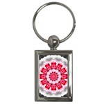 Red Roses Key Chain (Rectangle)