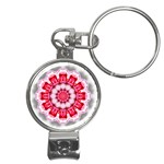 Red Roses Nail Clippers Key Chain