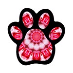 Red Roses Magnet (Paw Print)