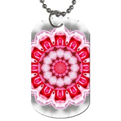 Red Roses Dog Tag (Two Sides) from ArtsNow.com Front