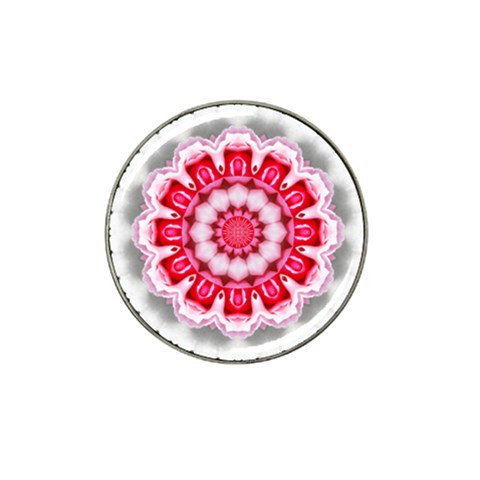 Red Roses Hat Clip Ball Marker from ArtsNow.com Front