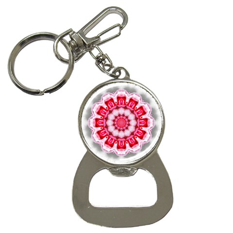 Red Roses Bottle Opener Key Chain from ArtsNow.com Front