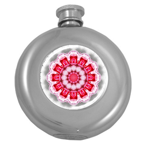 Red Roses Hip Flask (5 oz) from ArtsNow.com Front