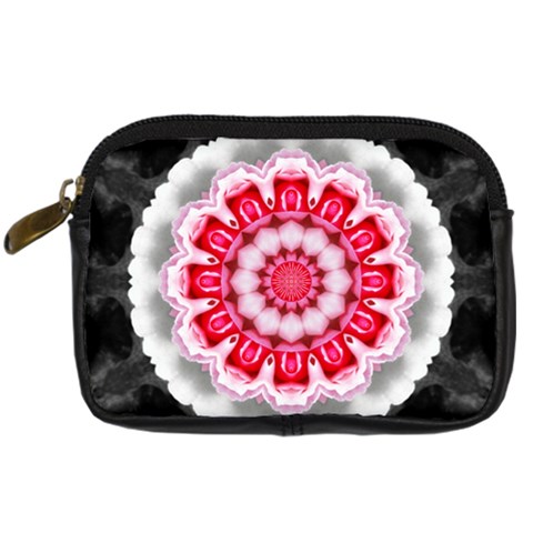 Red Roses Digital Camera Leather Case from ArtsNow.com Front