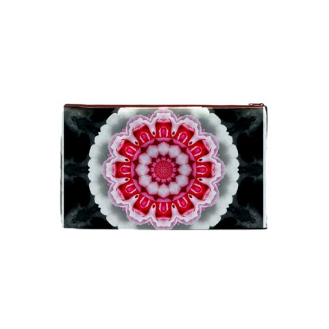 Red Roses Cosmetic Bag (Small) from ArtsNow.com Back