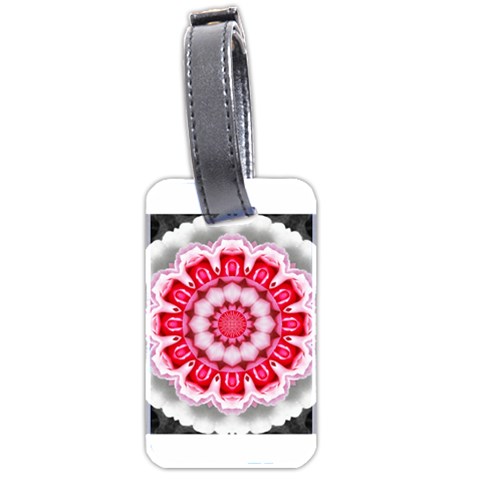 Red Roses Luggage Tag (two sides) from ArtsNow.com Front