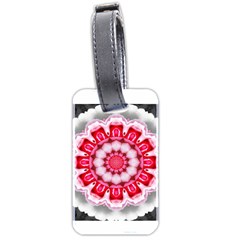 Red Roses Luggage Tag (two sides) from ArtsNow.com Back