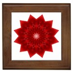 Red Star Framed Tile