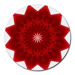 Red Star Round Mousepad