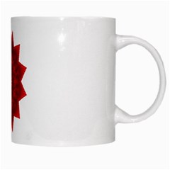 Red Star White Mug from ArtsNow.com Right