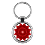 Red Star Key Chain (Round)