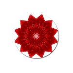 Red Star Magnet 3  (Round)